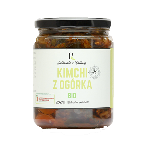 KIMCHI Z OGÓRKA Z CZARNUSZKĄ, IMBIREM I CZOSNKIEM