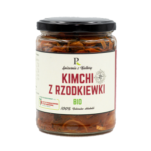 KIMCHI Z RZODKIEWKI BIO Z IMBIREM I CZOSNKIEM 520 g