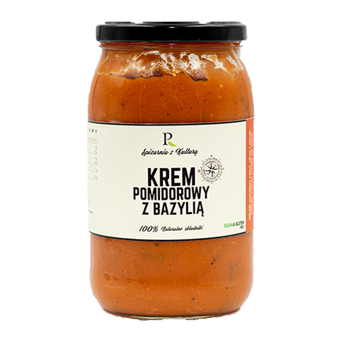 Krem pomidorowy z bazylią