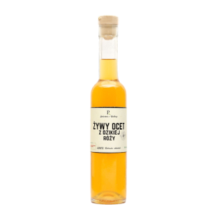 ŻYWY OCET Z DZIKIEJ RÓŻY 250 ml