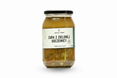 Zupa z zielonej soczewicy