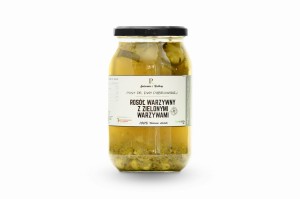Rosół warzywny z zielonymi warzywami  - POST dr Ewy Dąbrowskiej 900ml 