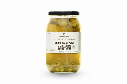 Rosół warzywny z zielonymi warzywami - POST dr Ewy Dąbrowskiej