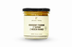 Kokosowy pudding z tapioki i musem mango 320 g