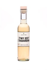 ŻYWY OCET Z RABARBARU 250 ml