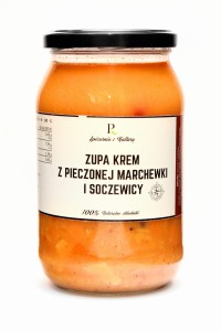 Krem z pieczonej marchewki i soczewicy 900 ml