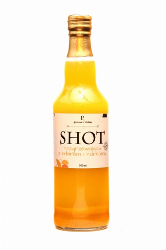 SHOT rozgrzewający z imbirem i kurkumą